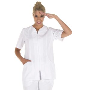 BLUSA SEÑORA 6235 M/CORTA SICILIA BLANCA