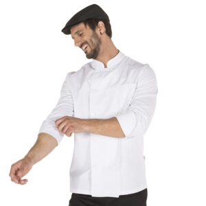 CHAQUETA 910 COCINA T/YL BLANCA M/LARGA