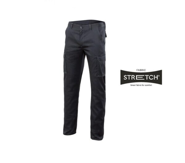 PANTALON MULTIBOLSILLO STRETCH 290GR  REF 103005S